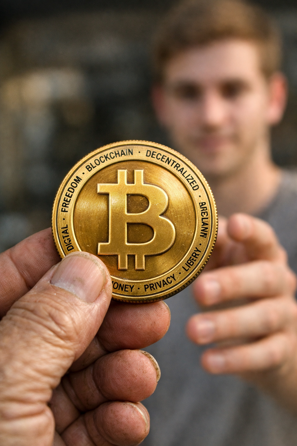 Engraved legacy coin